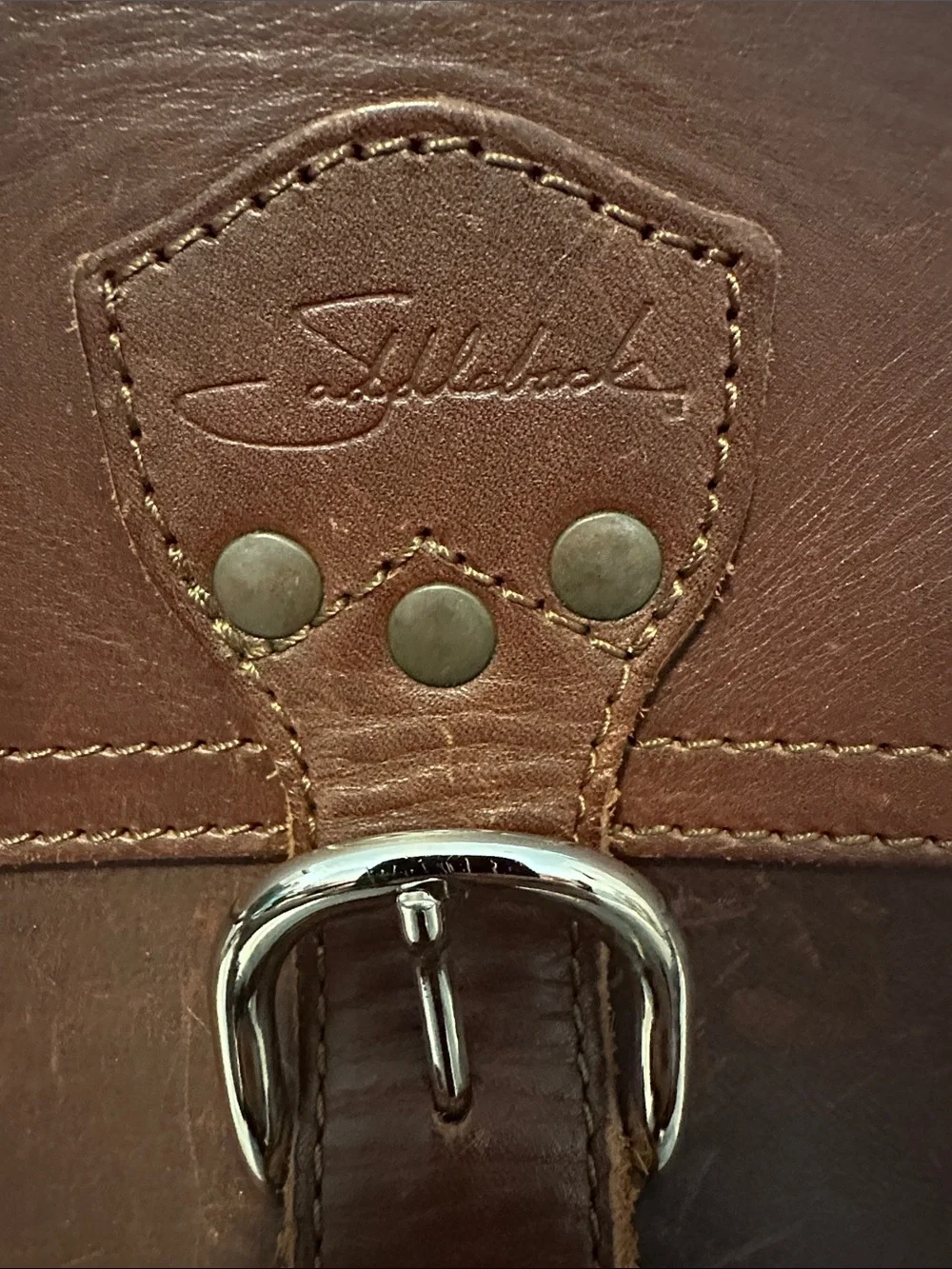 Saddleback Leather Co. Slim Briefcase Chestnut Full Grain Leather Messenger Bag